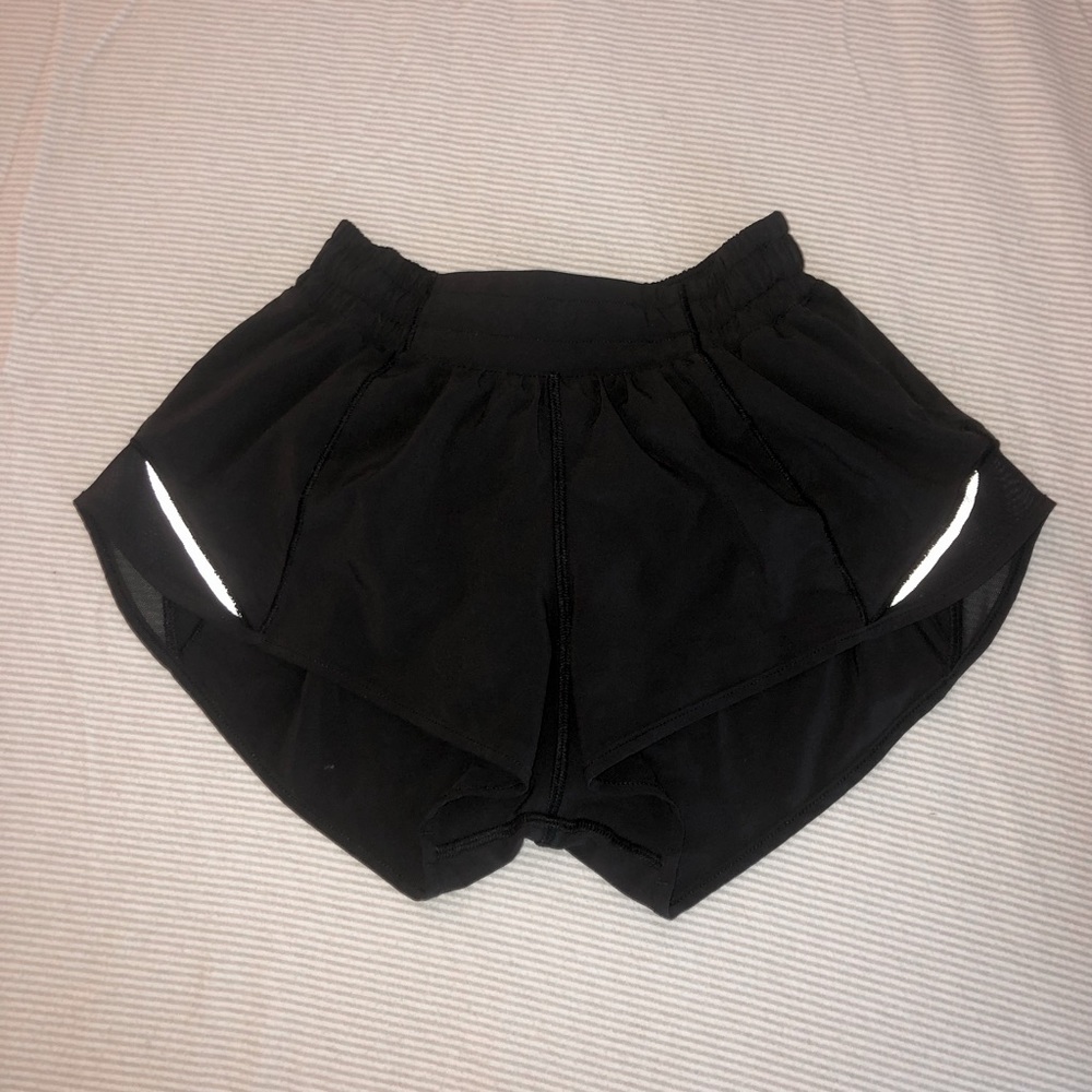 Lululemon Black Hotty Hot shorts